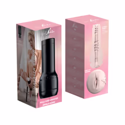 Kiiroo FeelNatalia Stroker Male stroker Black Acrylonitrile butadiene styrene (ABS), Plastic, Thermoplastic elastomer (TPE)