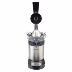 Bourgini Grand Citrus Juicer Deluxe, Black, Stainless steel, 1 pc(s), Stainless steel, Steel, 130 W, 240 V