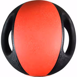 Pure2Improve Medicine Ball with Handles 8kg Red Gym Strength Training Fitness - Additional view 4