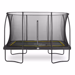 Salta COMFORT EDITION, Above ground trampoline, Rectangular, 100 kg, 5 yr(s), Safety net, Black