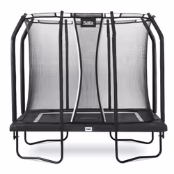 Salta Premium Black Edition, Above ground trampoline, Rectangular, 100 kg, 5 yr(s), Safety net, Black