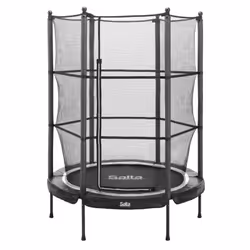 Salta 5426A, Above ground trampoline, Round, 35 kg, 3 yr(s), Safety net, Black