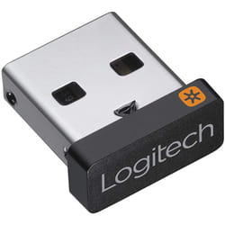 Logitech USB Unifying Receiver, 2.4 GHz Wireless Technology, USB Plug Compatible with all Logitech Unifying Devices like Wireless Mouse and Keyboard,