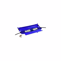 Safe box for CEE plug and coupler blue