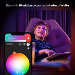 Philips Hue White and colour ambience Starter kit: 2 E27 smart bulbs (1100) + dimmer switch - Additional view 5