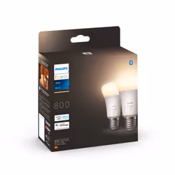 Philips Hue White A60 – E27 smart bulb – 800 (2-pack)