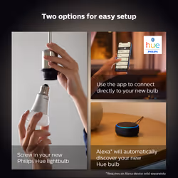 Philips Hue White A60 – E27 smart bulb – 800 (2-pack) - Additional view 6
