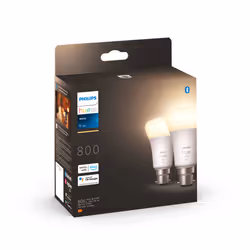 Philips Hue White A60 – B22 smart bulb – 800 (2-pack)