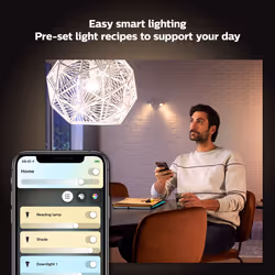 Philips Hue White ambience A60 – E27 smart bulb – 800 (2-pack) - Additional view 4