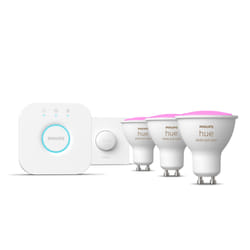Philips Hue White and colour ambience Starter kit: 3 GU10 smart spotlights + smart button