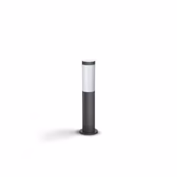Philips Utrecht Pedestal/Pathway Light 20W E27 No-bulb, Outdoor pedestal/post lighting, Anthracite, White, IP44, Garden, Pati ...