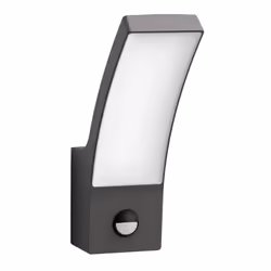 Philips Splay Wall Light 12W, Outdoor wall lighting, Grey, IP44, Garden, Patio, I, Contemporary