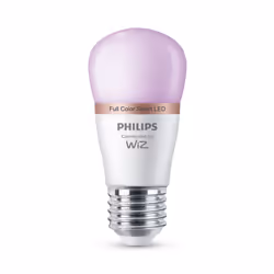 Philips Bulb 4.9W (Eq.40W) P45 E27, Smart bulb, Wi-Fi/Bluetooth, White, E27, P45, White