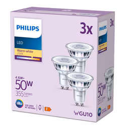 Philips Spot 50W PAR16 GU10 x3