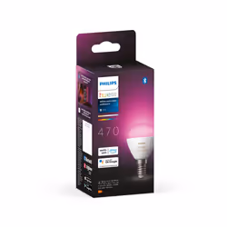 Philips Hue White and colour ambience Lustre – E14 smart bulb