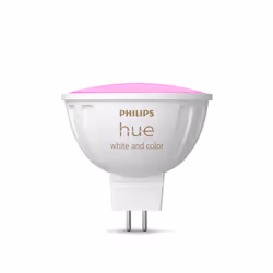 Philips Hue White and colour ambience MR16 – smart spotlight, Smart bulb, Bluetooth/Zigbee, White, LED, GU5.3, MR16