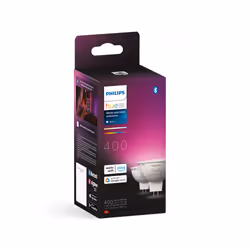Philips Hue White and colour ambience MR16 – smart spotlight – (2-pack)