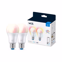 WiZ Bulb 8W (Eq.60W) A60 E27 x2