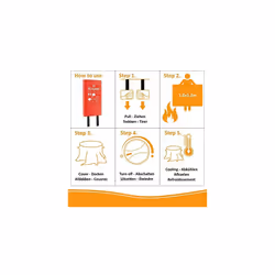 FB1800 Fire Blanket Hardcover 18m x 12m Conforms to EN1869 White 12 m