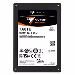 Seagate Nytro 2332, 7.68 TB, 2.5", 810 MB/s, 12 Gbit/s