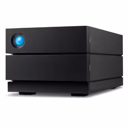 LaCie 2Big Raid USB-C 60TB disk array Desktop Black - Additional view 2