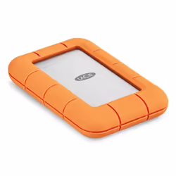LaCie STND4000400 external solid state drive Thunderbolt technology 4 TB USB Type-C USB4 Gen 3x2 Orange, Stainless steel - Additional view 2