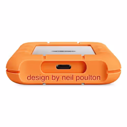 LaCie STND4000400 external solid state drive Thunderbolt technology 4 TB USB Type-C USB4 Gen 3x2 Orange, Stainless steel - Additional view 3