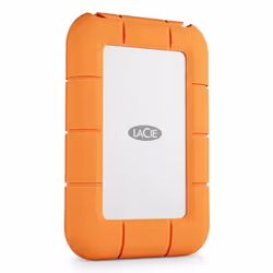 LaCie STND4000400 external solid state drive Thunderbolt technology 4 TB USB Type-C USB4 Gen 3x2 Orange, Stainless steel - Additional view 4