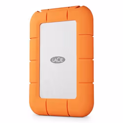 LaCie STND4000400 external solid state drive Thunderbolt technology 4 TB USB Type-C USB4 Gen 3x2 Orange, Stainless steel - Additional view 5