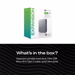 Seagate Expansion external hard drive 2 TB 2.5" USB Type-C Black - Additional view 6