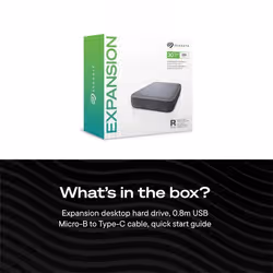 Seagate Expansion STNP8000400 external hard drive 8 TB 3.5" USB Type-C Grey - Additional view 2