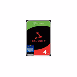 Seagate IronWolf, 4TB, NAS, Internal Hard Drive, CMR 3.5 Inch, SATA, 6GB/s, 5,400 RPM, 256 MB Cache, for RAID Network Attache ...