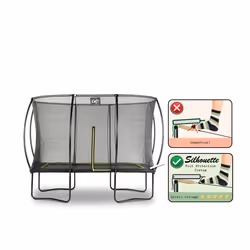 EXIT Silhouette trampoline 214x305cm - black - Additional view 4