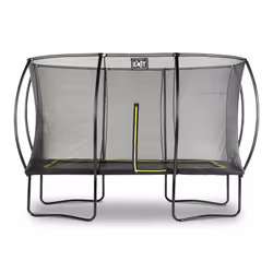 EXIT Silhouette trampoline 244x366cm - black, Above ground trampoline, Rectangular, 120 kg, 3 yr(s), Safety net, Assembly req ...
