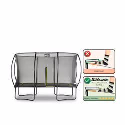EXIT Silhouette trampoline 244x366cm - black - Additional view 4