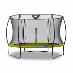 EXIT Silhouette trampoline ø305cm - green, Above ground trampoline, Round, 100 kg, 3 yr(s), Safety net, Assembly required