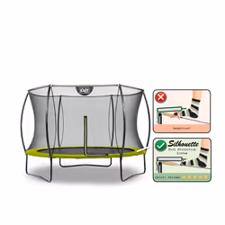 EXIT Silhouette trampoline ø305cm - green