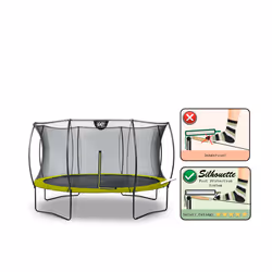 EXIT Silhouette trampoline ø366cm - green