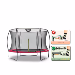 EXIT Silhouette trampoline ø305cm - pink