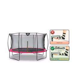 EXIT Silhouette trampoline ø366cm - pink