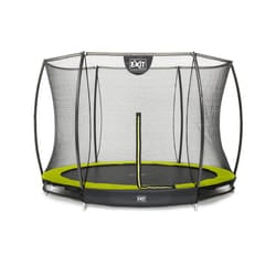 EXIT Silhouette ground trampoline ø244cm with safety net - green
