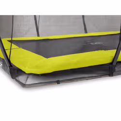 EXIT Silhouette ground trampoline 214x305cm with safety net - green - Additional view 6