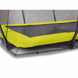 EXIT Silhouette ground trampoline 244x366cm with safety net - green - Additional view 6