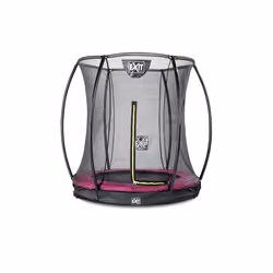 EXIT Silhouette inground trampoline ø183cm with safety net - pink, Sunken trampoline, Round, 50 kg, 3 yr(s), Safety net, Asse ...