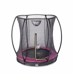 EXIT Silhouette inground trampoline ø183cm with safety net - pink
