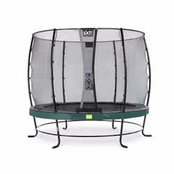 EXIT Elegant trampoline ø253cm with Economy safetynet - green, Above ground trampoline, Round, 80 kg, 3 yr(s), Safety net, As ...