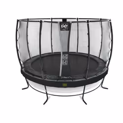 EXIT Elegant Premium trampoline ø427cm with Deluxe safetynet - black