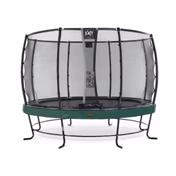 EXIT Elegant Premium trampoline ø427cm with Deluxe safetynet - green, Above ground trampoline, Round, 130 kg, 3 yr(s), Safety ...