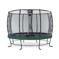 EXIT Elegant Premium trampoline ø427cm with Deluxe safetynet - green