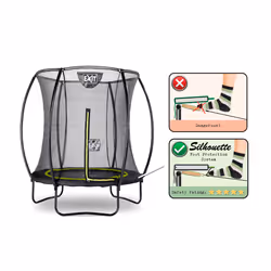 EXIT Silhouette trampoline ø183cm - black